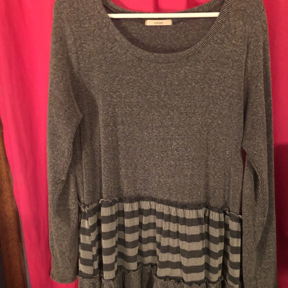 Anthropologie Easel Babydoll Mini Dress - Picture 3 of 6
